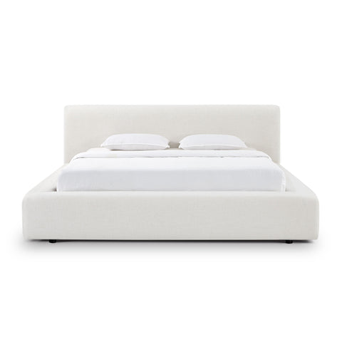 TOV Furniture Minimalist Meena Low Profile Platform Bed with Storage - Queen - Queen - King