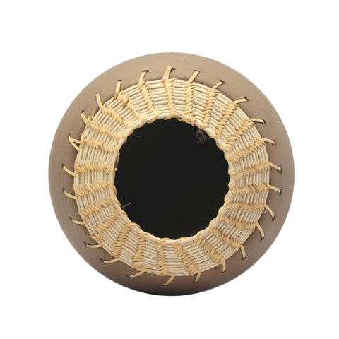 Decorating Essentials Wabi Sabi Handcrafted Oval Table Vase