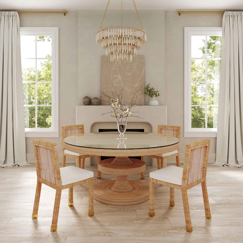 Timeless Minimalist Bohemian Dining Side Chair
