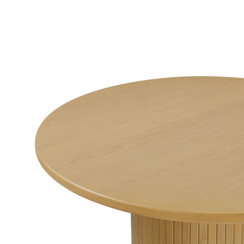 TOV Furniture Tulip Dining Table with Fluted Drum Base