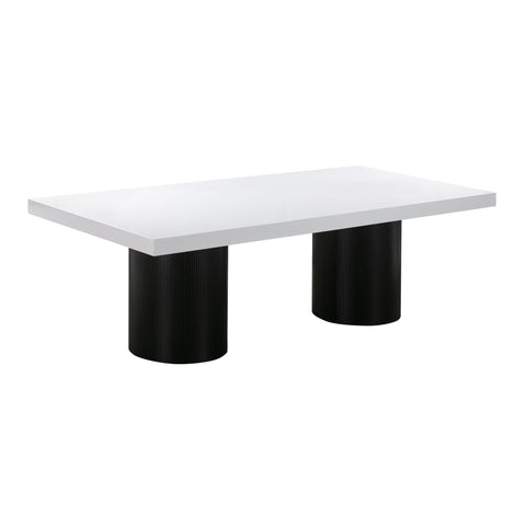 TOV Furniture Nova Timeless Minimalist Drum Dining Table Minimalist - 94 W