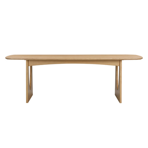 TOV Furniture Timeless Minimalist Curved Modern Dining Table