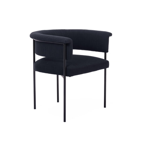Timeless Minimalist Contemporary Barrel Upholstered Armchair