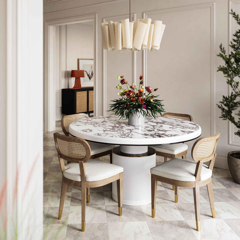 Timeless Minimalist Mid Century Upholstered Dining Side Chair