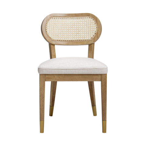Timeless Minimalist Mid Century Upholstered Dining Side Chair