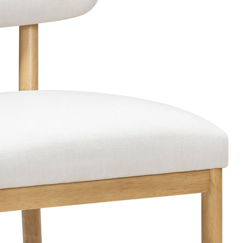 Timeless Minimalist Parsons Dining Side Chair with Splayed Legs