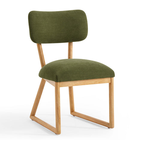 Timeless Minimalist Parsons Dining Side Chair with Splayed Legs