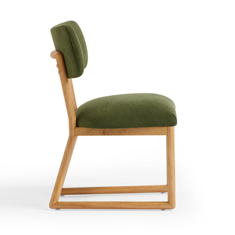 Timeless Minimalist Parsons Dining Side Chair with Splayed Legs