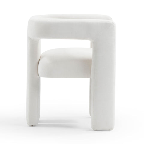 Timeless Minimalist Modern Barrel Back Accent Chair