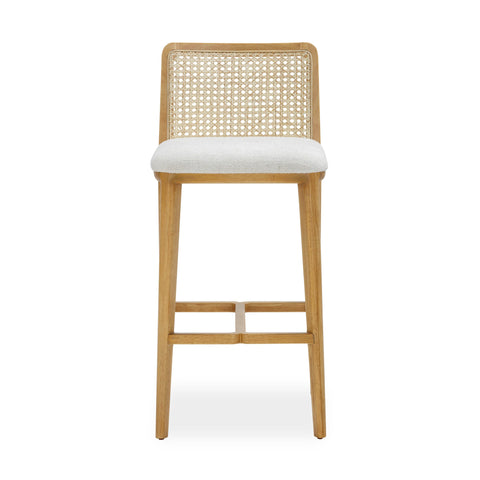 Timeless Minimalist Scandinavian Upholstered Counter Stool