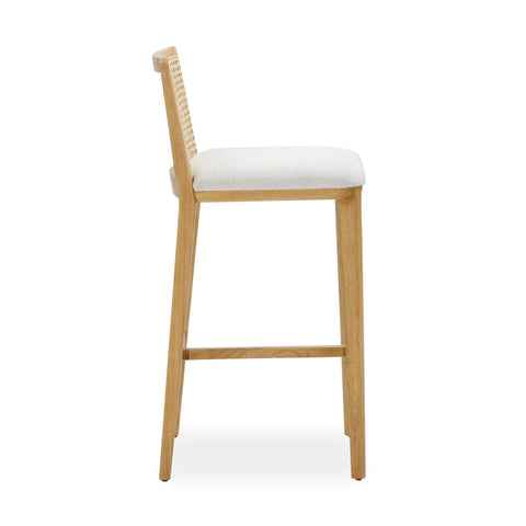 Timeless Minimalist Scandinavian Upholstered Counter Stool