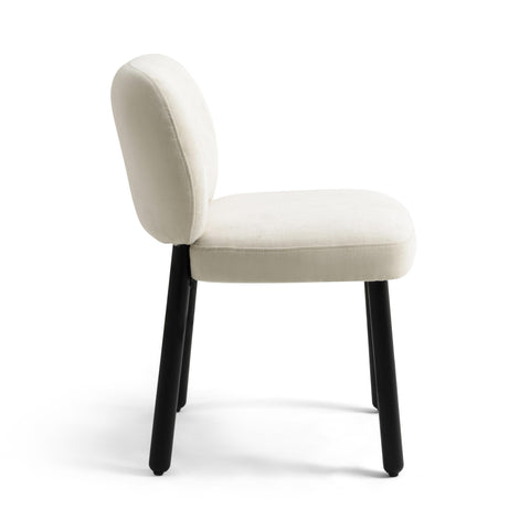 Timeless Minimalist Contemporary Upholstered Dining Side Chair