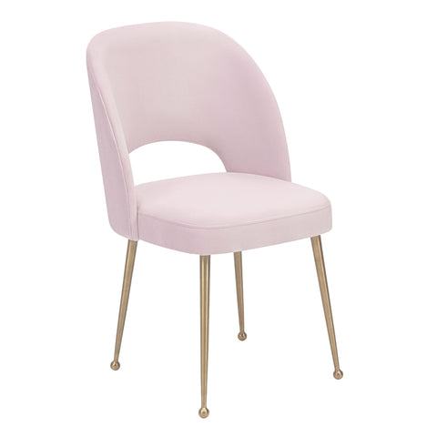 Timeless Minimalist Mid Century Upholstered Velvet Dining Side Chair