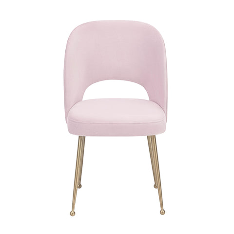 Timeless Minimalist Mid Century Upholstered Velvet Dining Side Chair