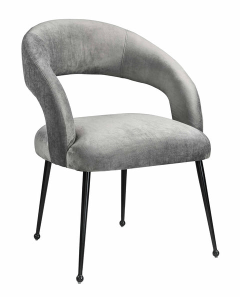 Timeless Minimalist Mid Century Velvet Dining Armchair