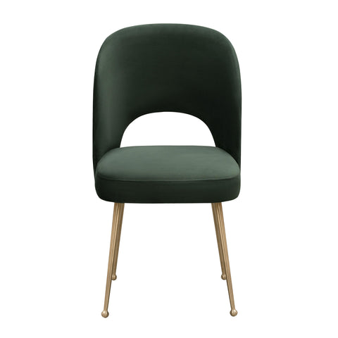 Timeless Minimalist Mid Century Upholstered Velvet Dining Side Chair