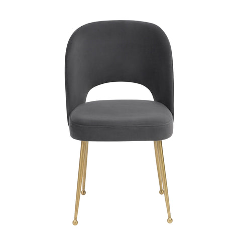 Timeless Minimalist Mid Century Upholstered Velvet Dining Side Chair