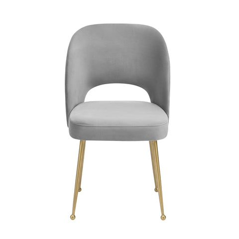 Timeless Minimalist Mid Century Upholstered Velvet Dining Side Chair