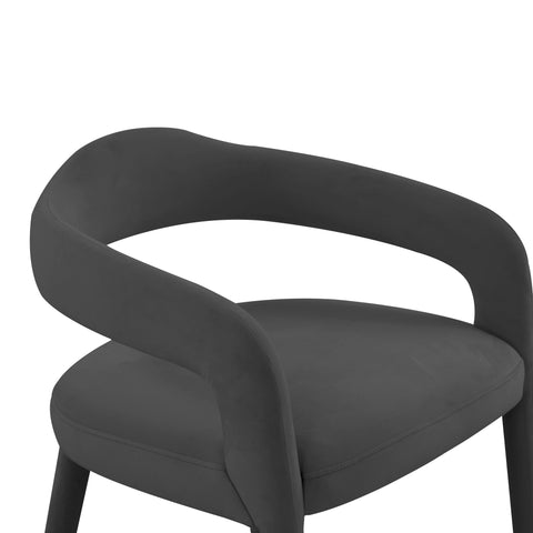 Lucia Timeless Minimalist Modern Barrel Dining Armchair