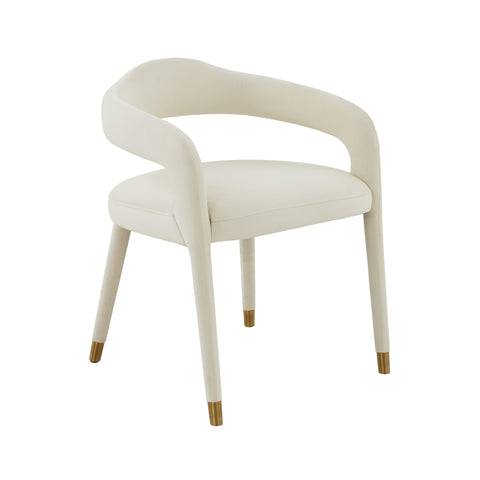 Lucia Timeless Minimalist Modern Barrel Dining Armchair