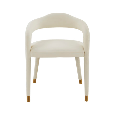 Lucia Timeless Minimalist Modern Barrel Dining Armchair