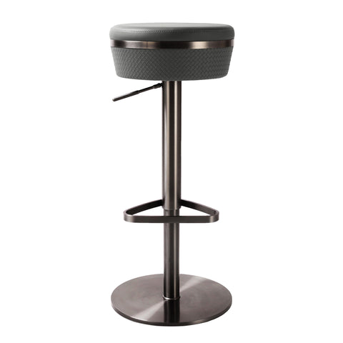 Timeless Minimalist Adjustable Upholstered Contemporary Bar Stool