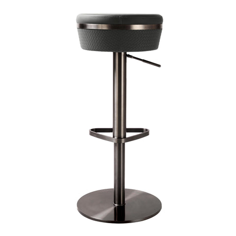 Timeless Minimalist Adjustable Upholstered Contemporary Bar Stool