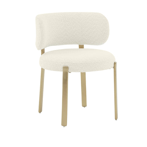 Timeless Minimalist Barrel Back Dining Side Chair
