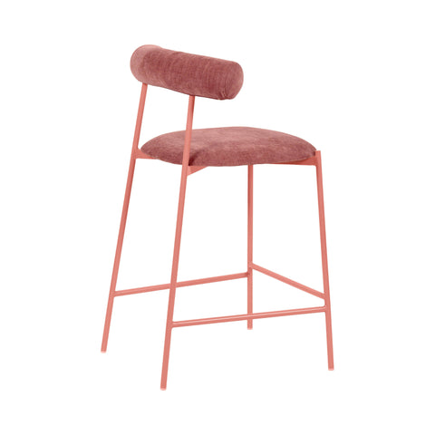 Timeless Minimalist Modern Upholstered Velvet Bar Stool