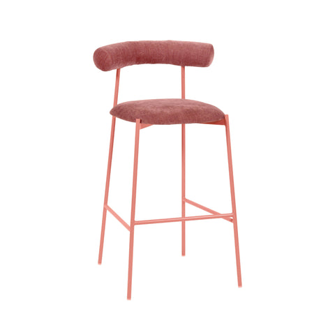 Timeless Minimalist Modern Upholstered Velvet Bar Stool