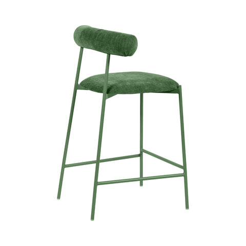 Timeless Minimalist Modern Upholstered Velvet Bar Stool