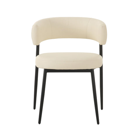 Timeless Minimalist Art Deco Barrel Dining Side Chair