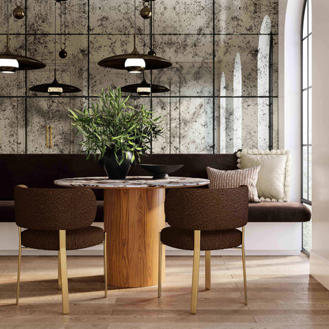 Timeless Minimalist Barrel Back Dining Side Chair