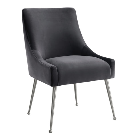 Timeless Minimalist Parsons Upholstered Velvet Dining Armchair