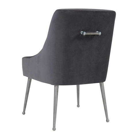 Timeless Minimalist Parsons Upholstered Velvet Dining Armchair