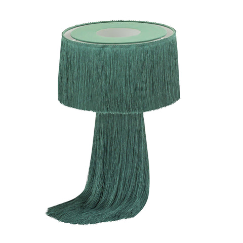 Atolla Bohemian Accent Table Lamp with Tassels