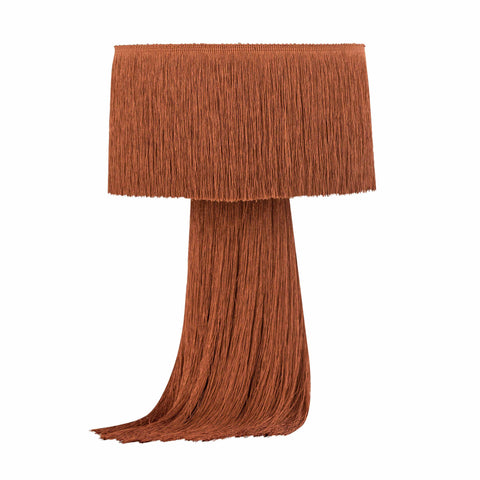 Atolla Bohemian Accent Table Lamp with Tassels