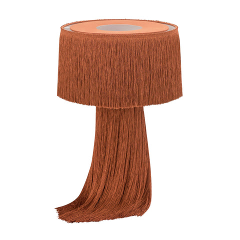 Atolla Bohemian Accent Table Lamp with Tassels