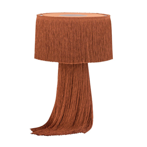 Atolla Bohemian Accent Table Lamp with Tassels