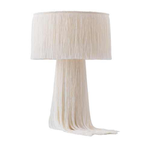 Atolla Bohemian Accent Table Lamp with Tassels