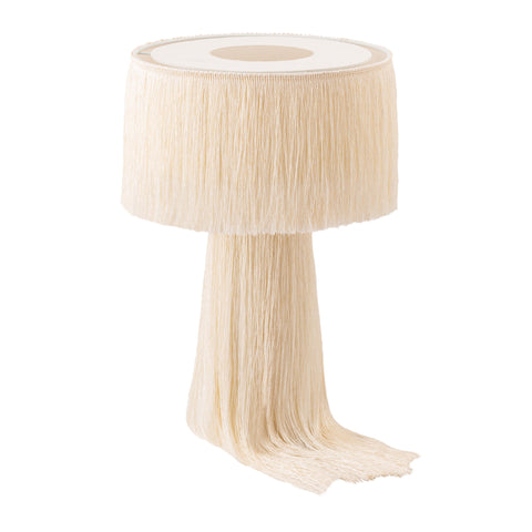 Atolla Bohemian Accent Table Lamp with Tassels