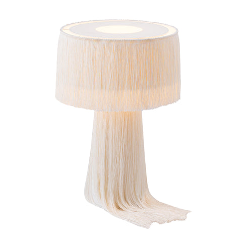 Atolla Bohemian Accent Table Lamp with Tassels