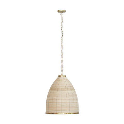Kelsey Bohemian Accent Handcrafted Bell Pendant Light