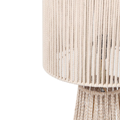Beam Ambient Bohemian Woven Cylinder Floor Lamp