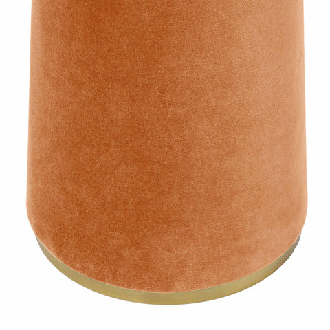 Graham Modern Conical Floor Lamp in Terracotta