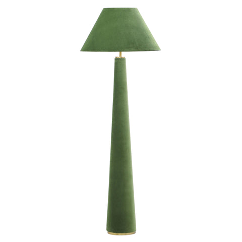 Graham Modern Conical Floor Lamp in Terracotta