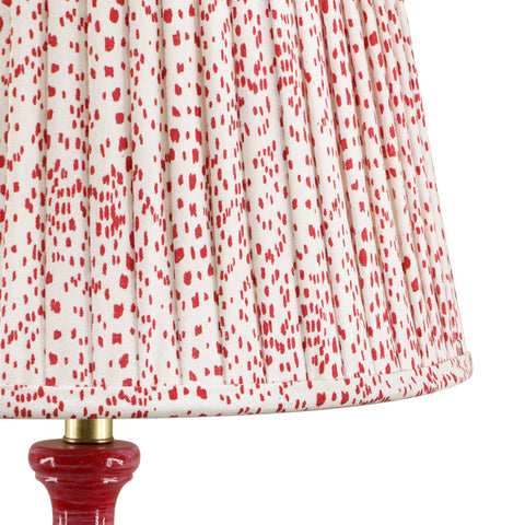 Peggy Column Floor Lamp with Pleated Shade Contemporary Style