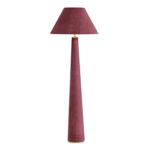Graham Modern Conical Floor Lamp in Terracotta