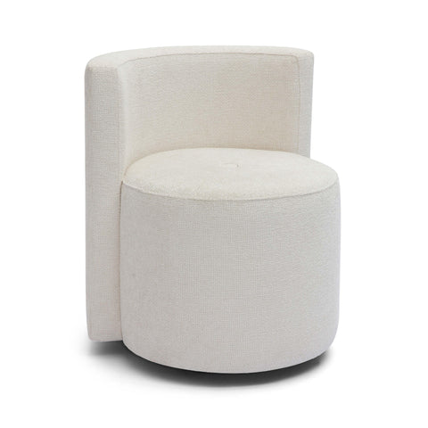 Timeless Minimalist Chenille Barrel Office Chair