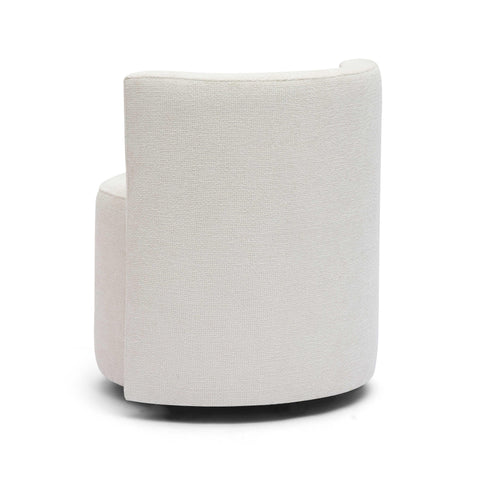 Timeless Minimalist Chenille Barrel Office Chair